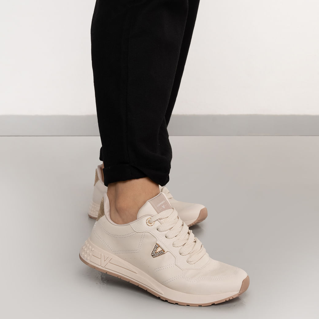 Via Marte Tenis Casual 286001-03 Marfim_Marfim_Gold Napa_New Floater_Lezard Metal7